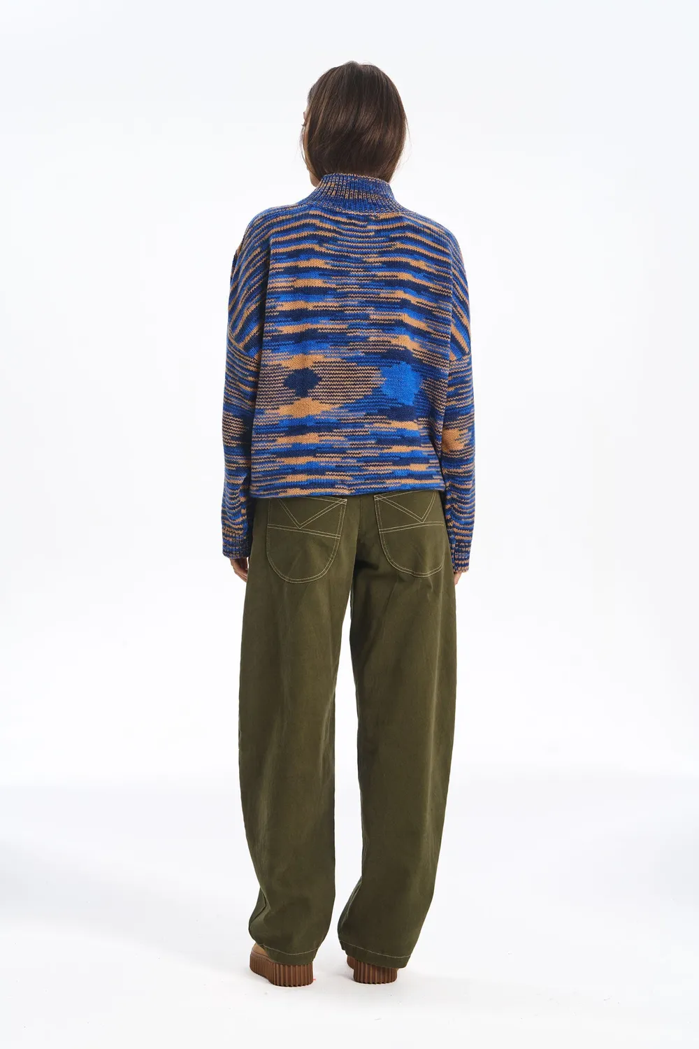 Komodo Clara Cardigan Strickjacke Blau Lammwolle