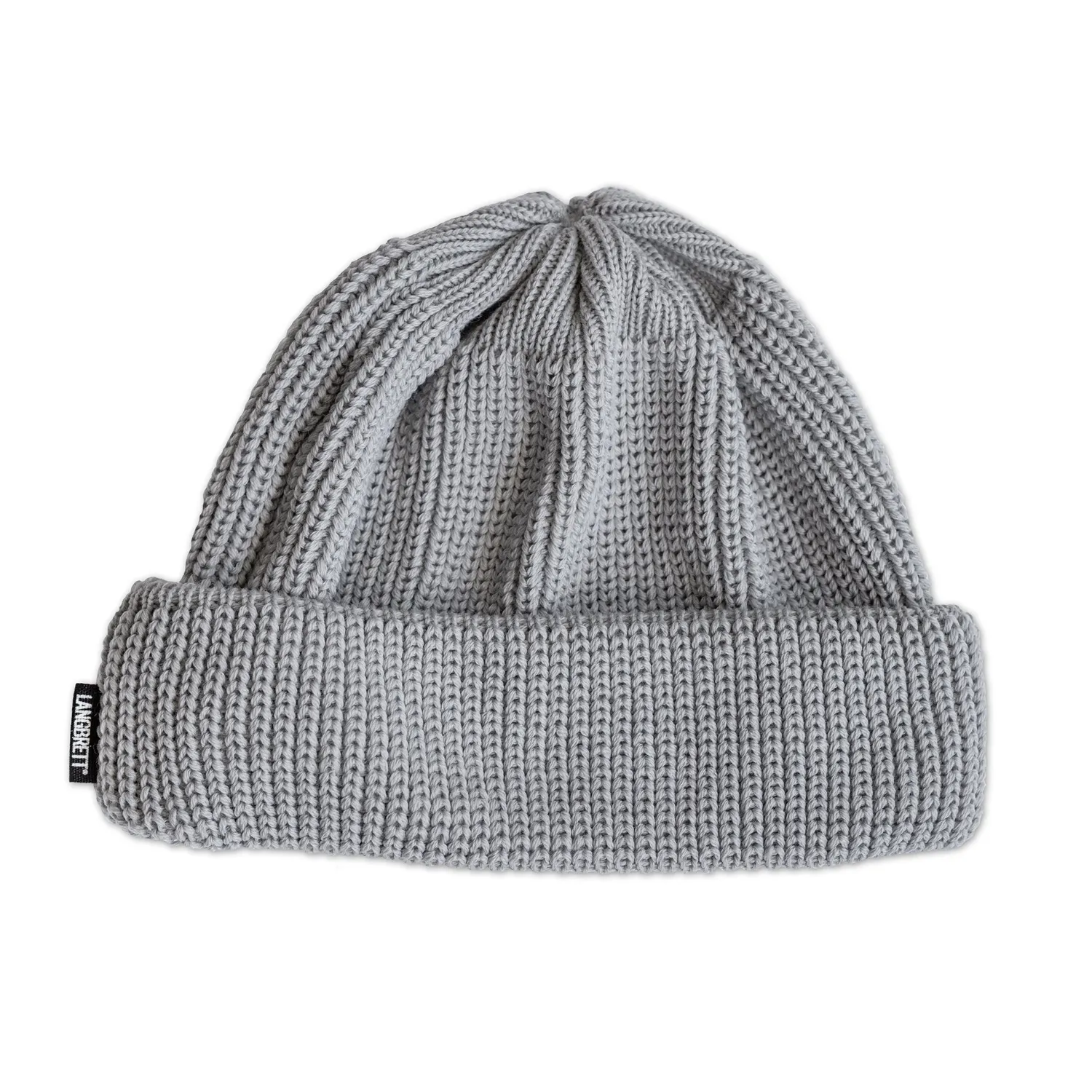 Langbrett Matrosen Beanie Bio-Merinowolle schwarz warm