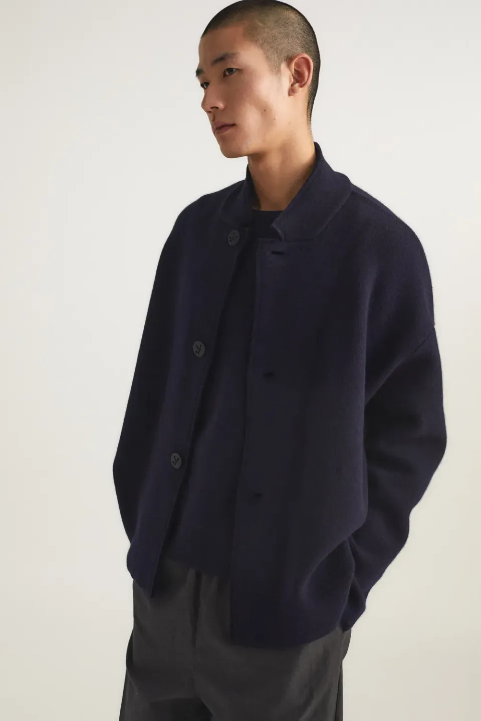 Oyuna Wind Jacke Ocean aus Kaschmir