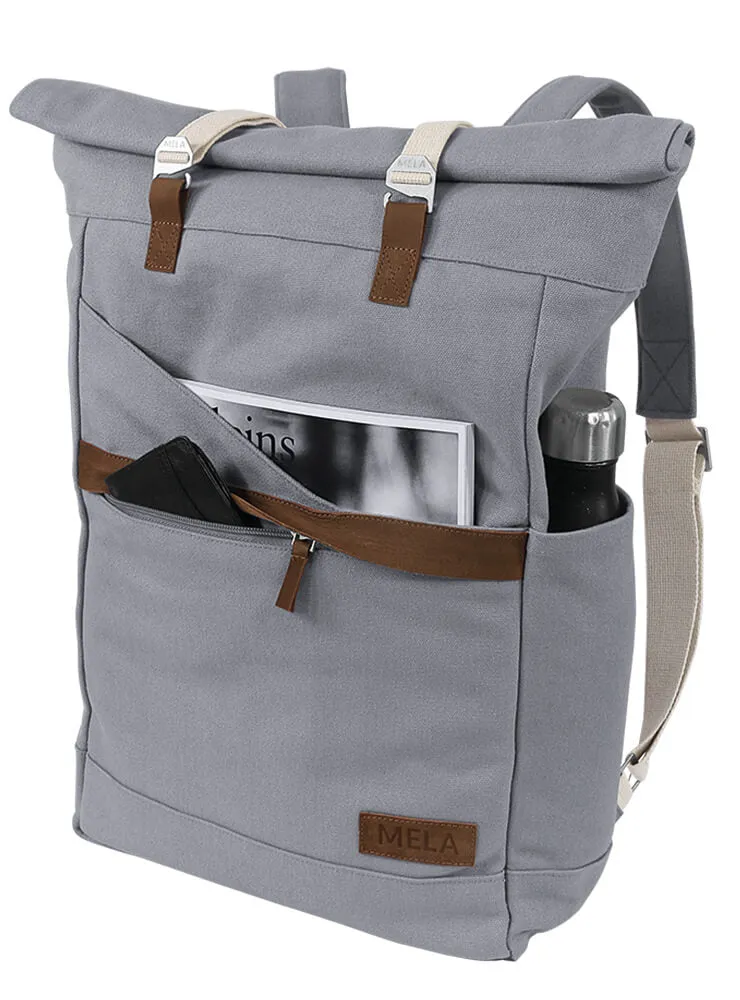 MELA ansvar I Rucksack schwarz Canvas 14 Liter