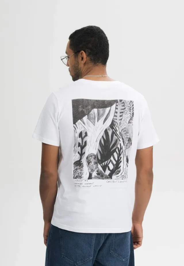 MELA Cristóbal Artist Edition T-Shirt weiß Print Bio