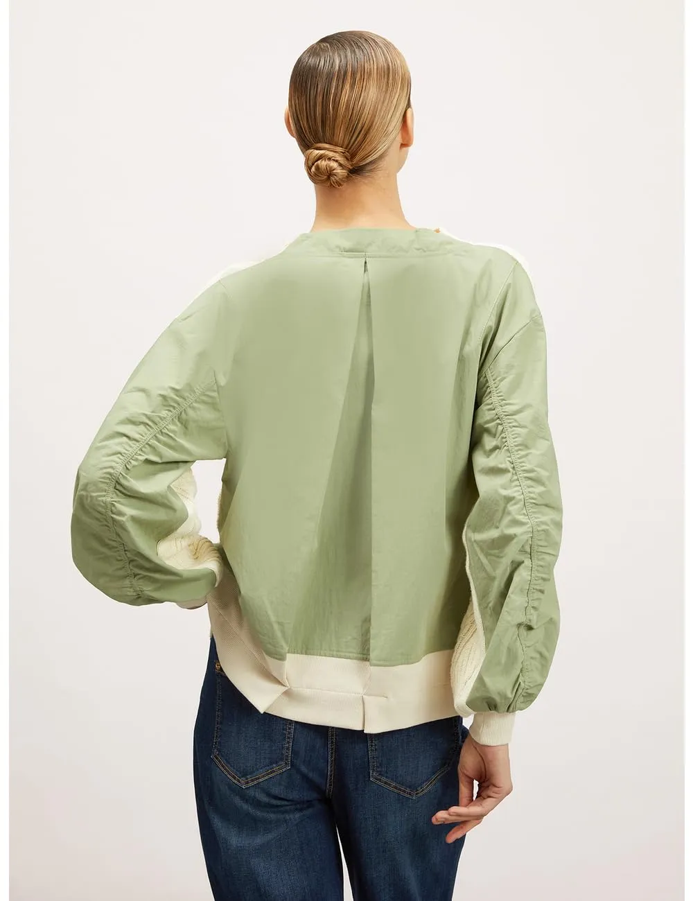 Motivi Pullover Zopfmuster Baumwolle Rippbündchen