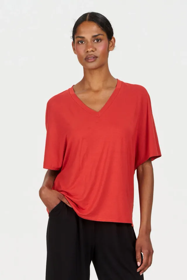 Komodo Dhalia Modal T-Shirt Orange Größe 36-44