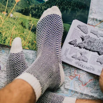 Langbrett Polar Star Wintersocken Baumwolle