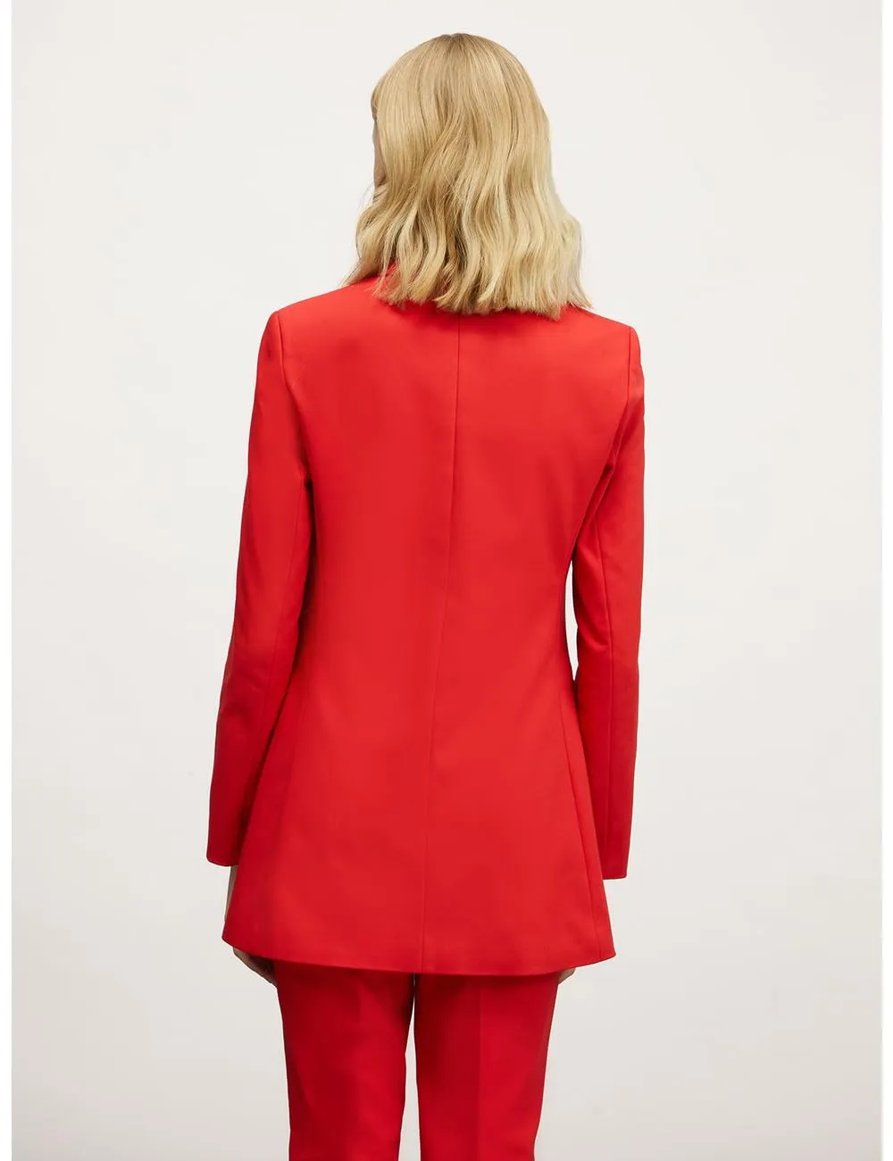 Motivi Einreihige Blazer-Jacke Baumwollmix