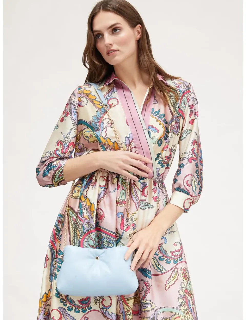 Motivi Clutch Damen mit Puffeffekt Kette