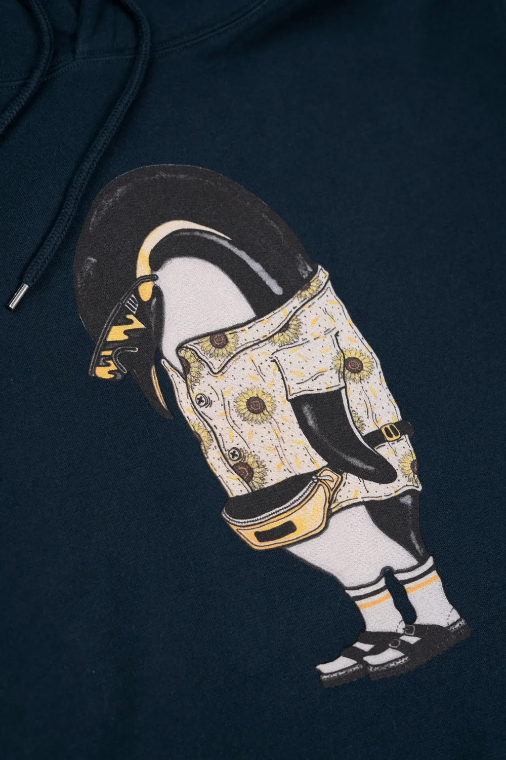 LAKOR Pilgrim Penguin Hoodie blueberry Bio-Baumwolle