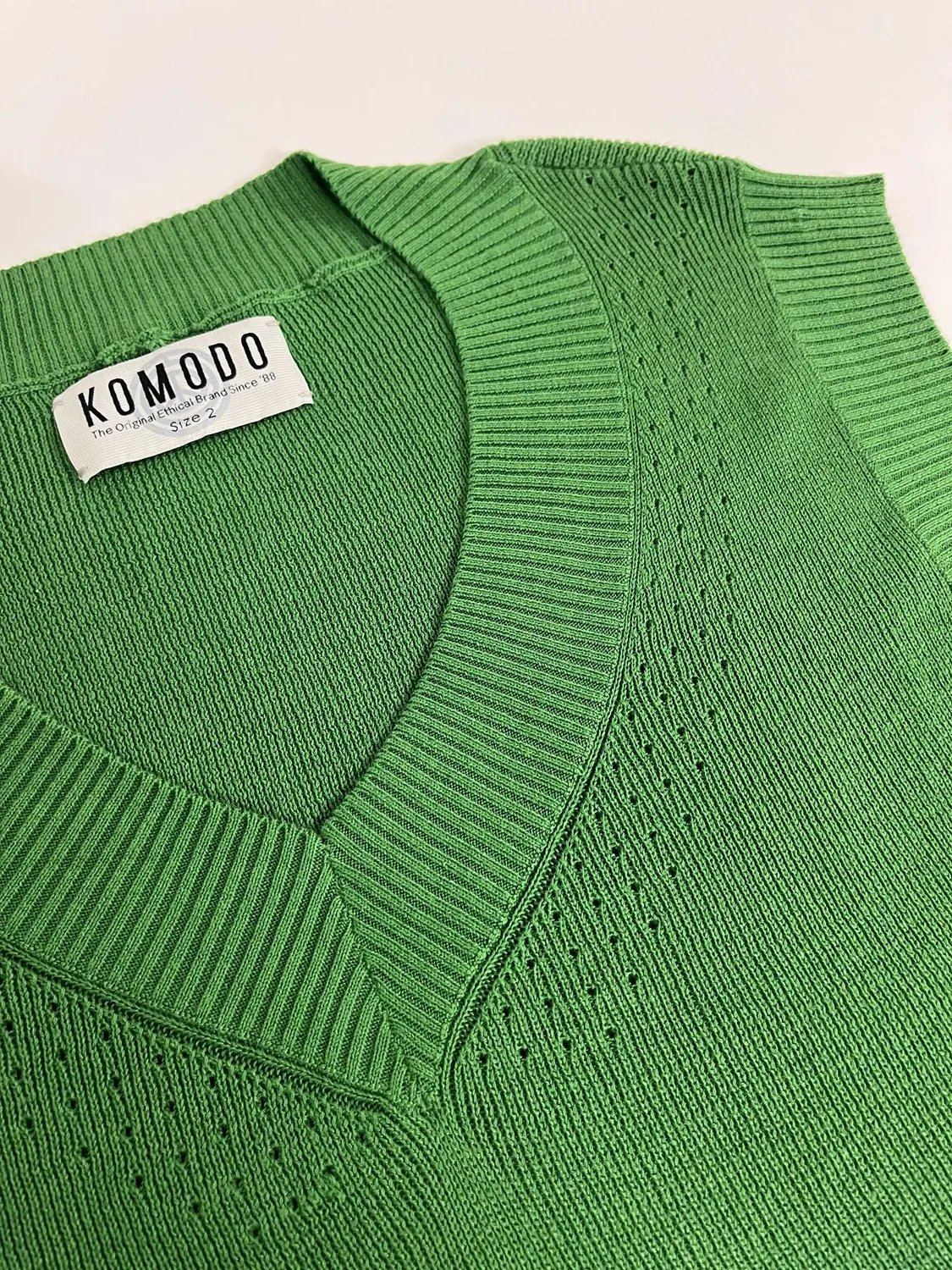 KOMODO SANDER Top Tencel Damen Jungle Green