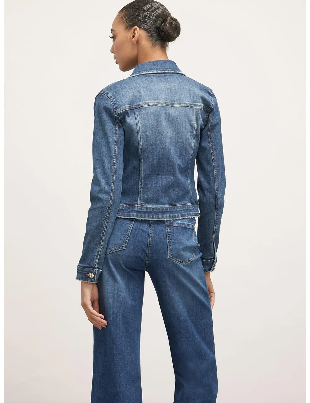 Motivi Denim-Blousonjacke Jeansjacke mittelblau
