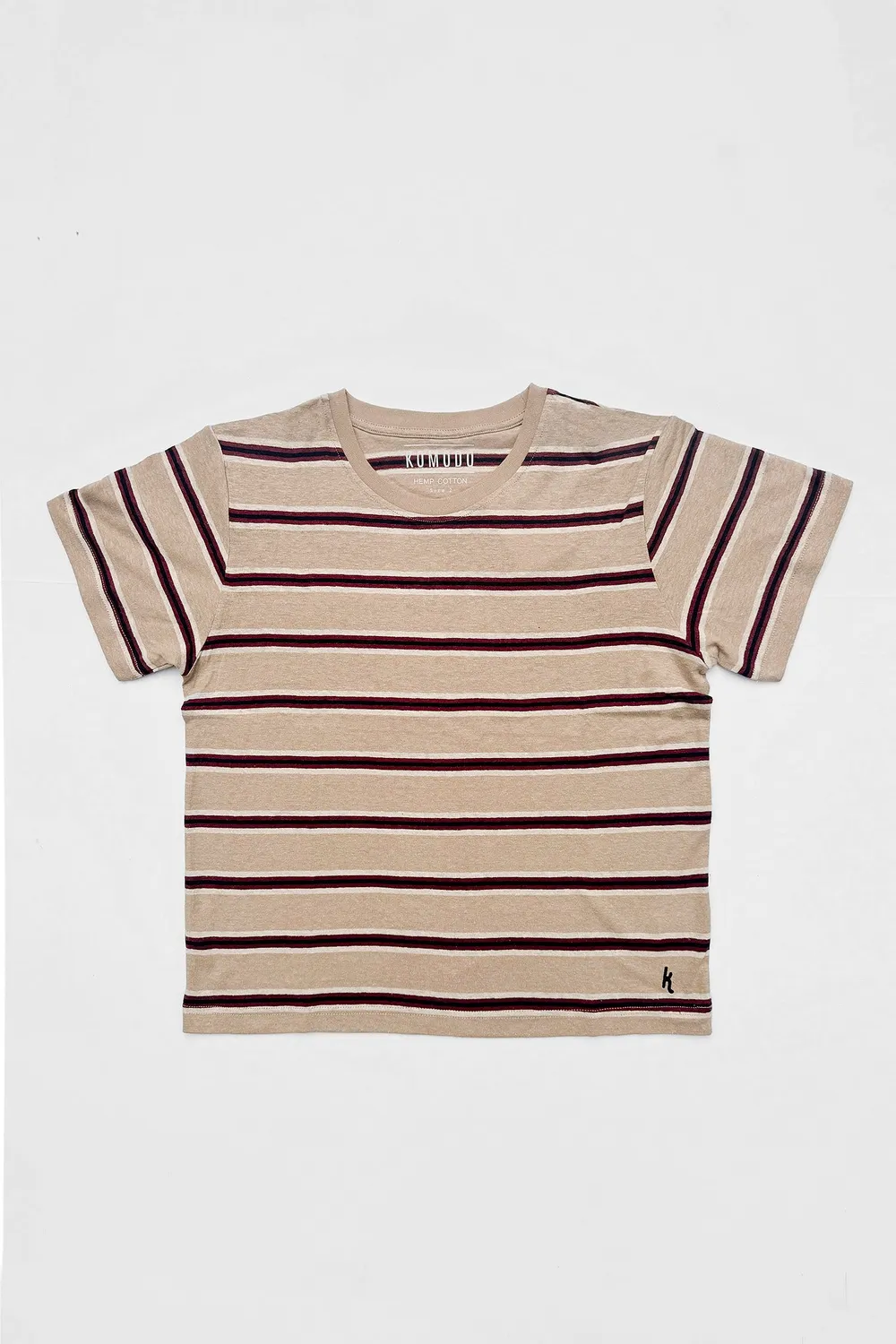 Komodo Joanie T-Shirt Hanf-Baumwolle Streifen
