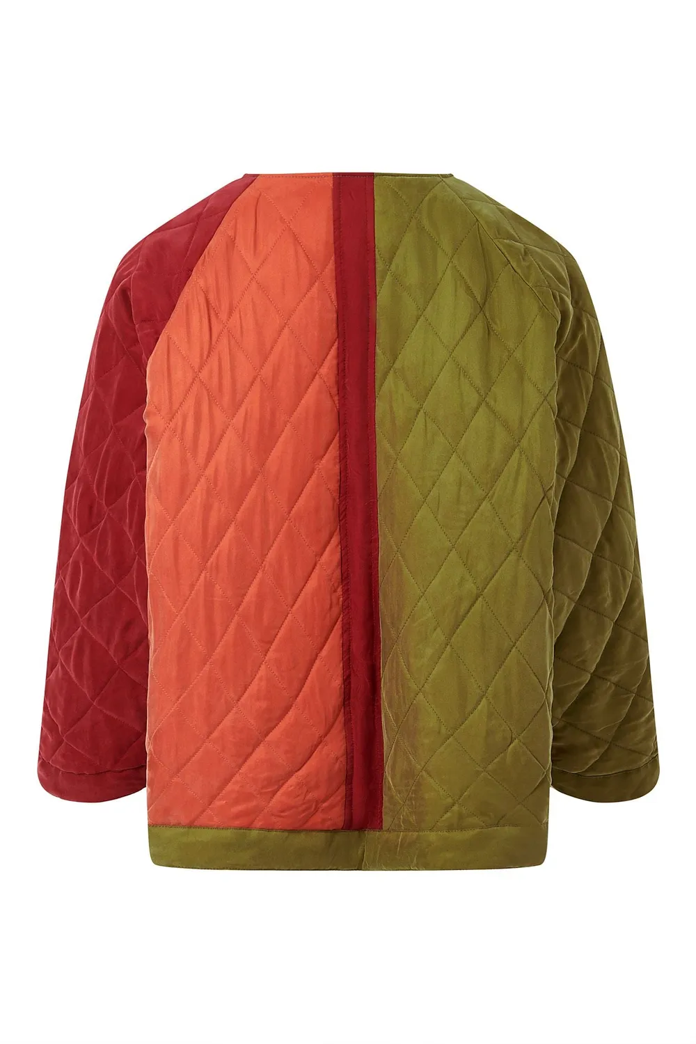 KOMODO LULU Cupro Jacke Multi Gr. 38 gesteppt