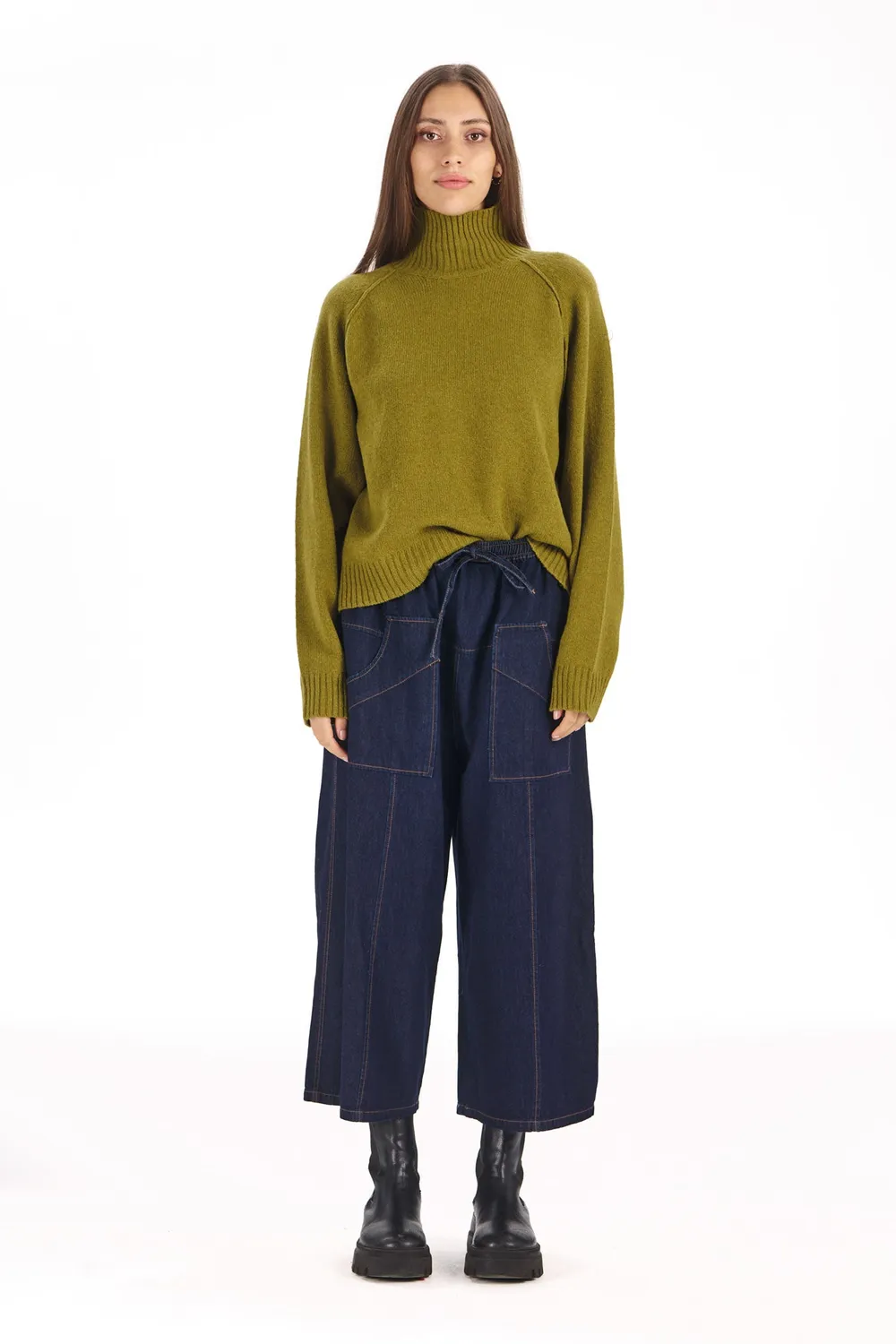 Komodo Cleo Jeans Denim 38 Cropped Bio-Baumwolle