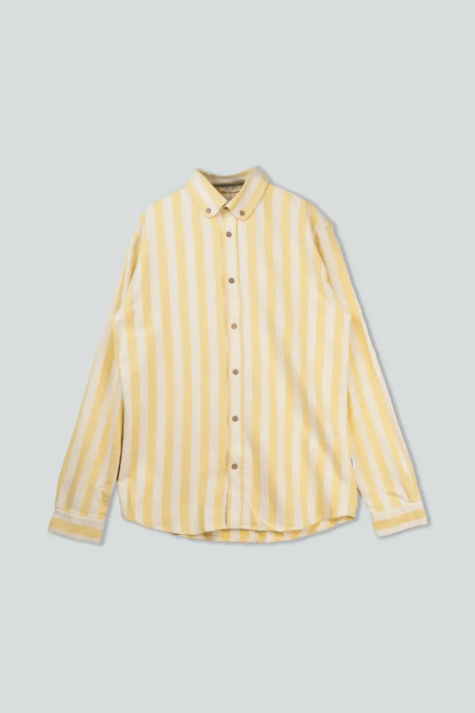 LAKOR Boatswain Hemd Cream Gold Bio-Baumwolle