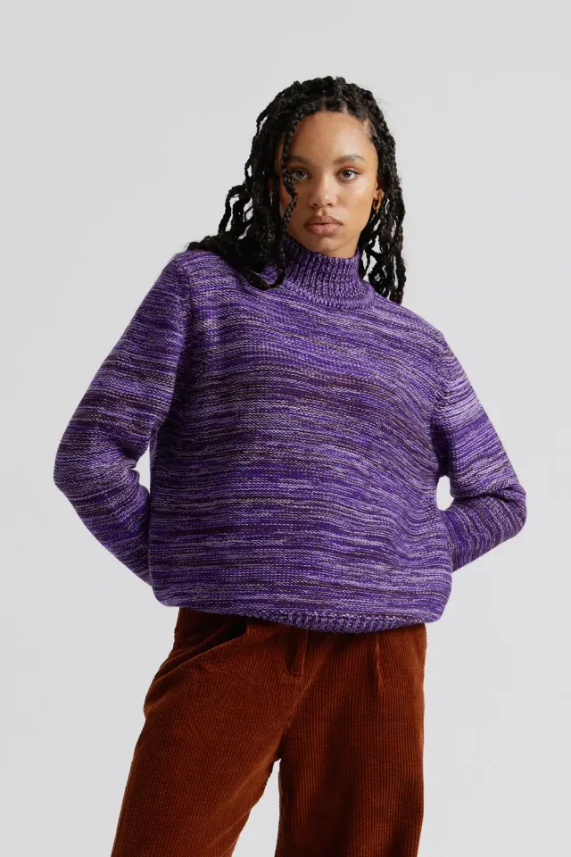 KOMODO AMANDA Merinopullover Damen Lavender Feinmerino