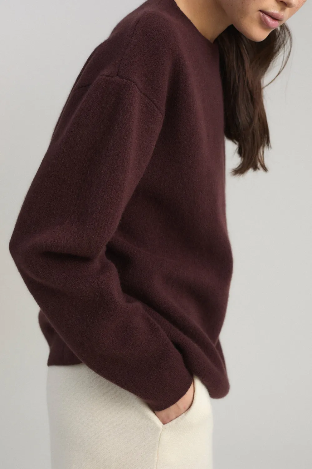 Oyuna Axa Pullover Carob Ink Oversize