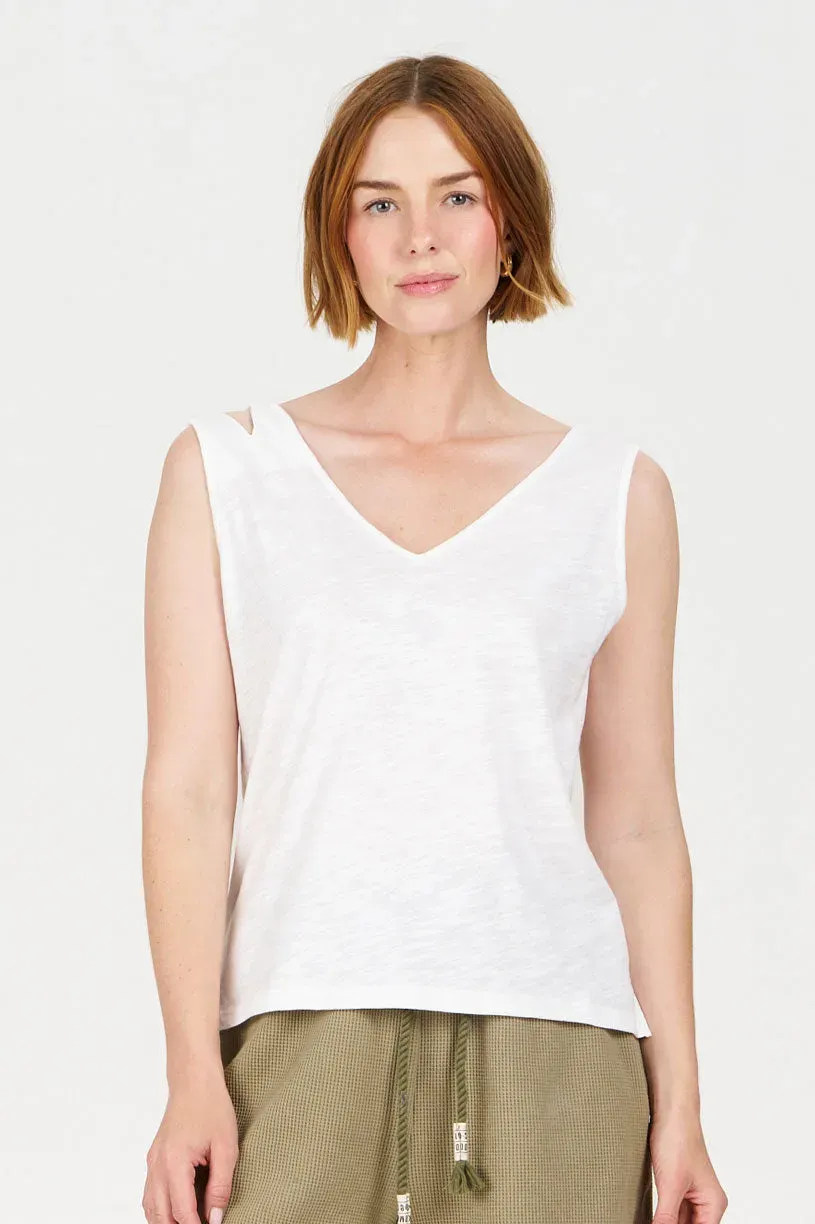 KOMODO MALA Top Weiß Bio-Baumwolle