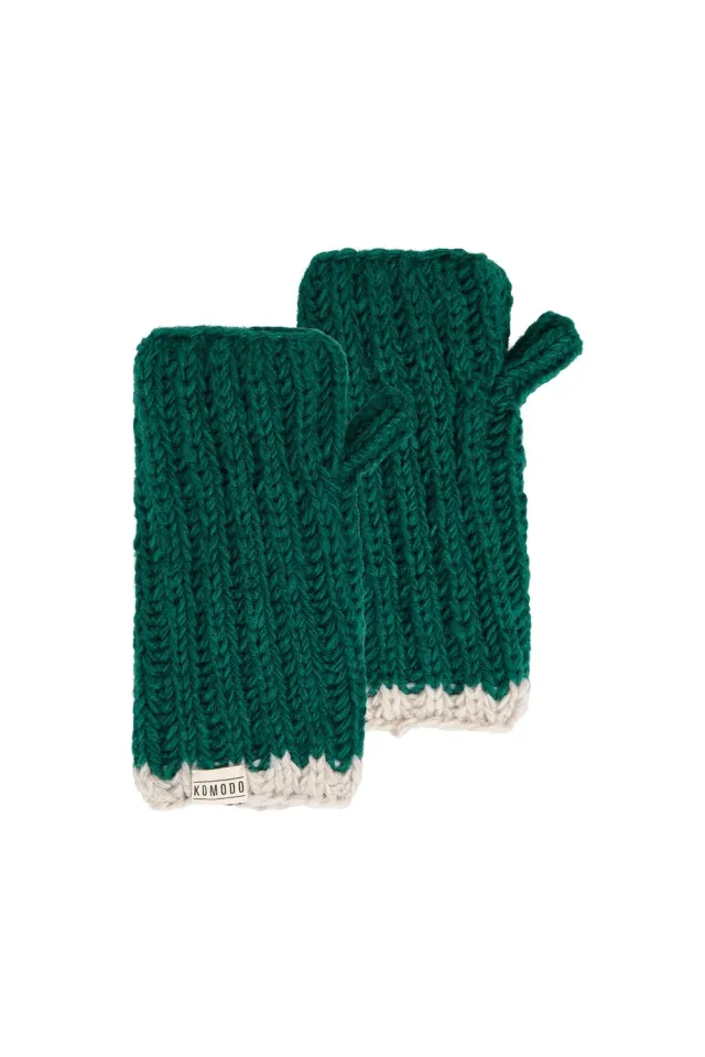 KOMODO RAFI RIB Handschuhe Evergreen aus Lammwolle