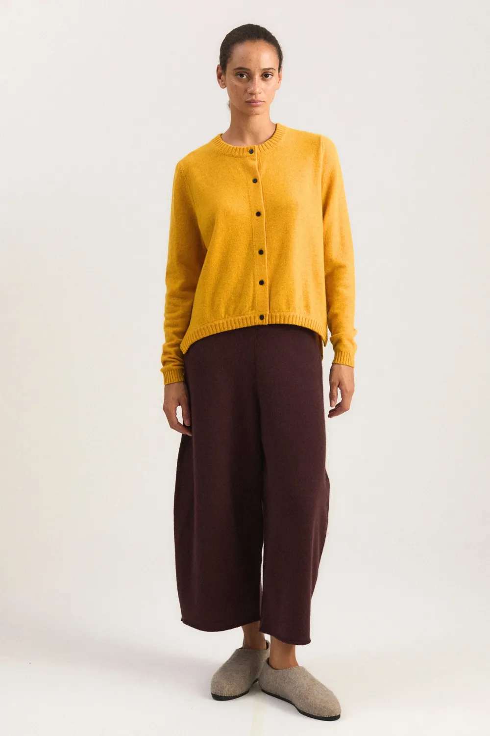 Oyuna Maxi Hose Carob Kaschmir Ballonhose