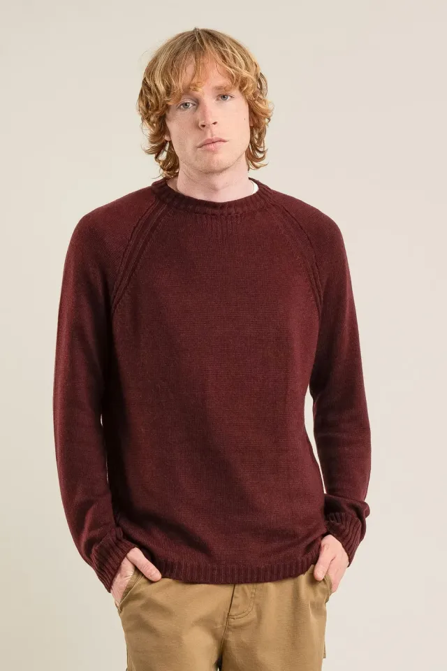 Komodo Christoff Pullover Walnut Merino