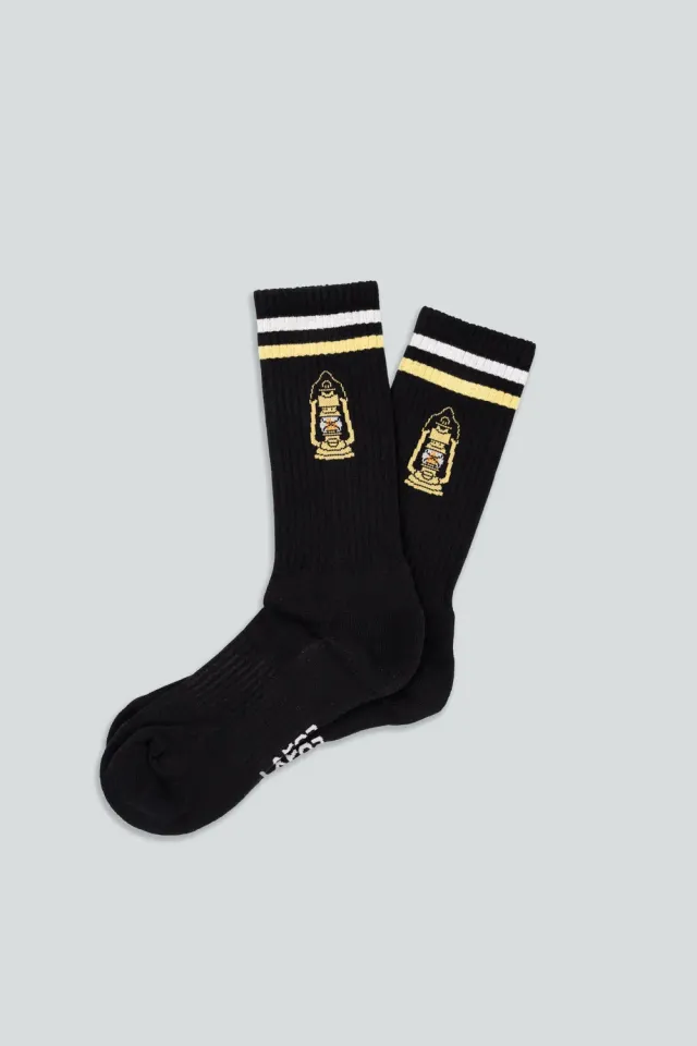 LAKOR Lantern Socken Schwarz Bio-Baumwolle
