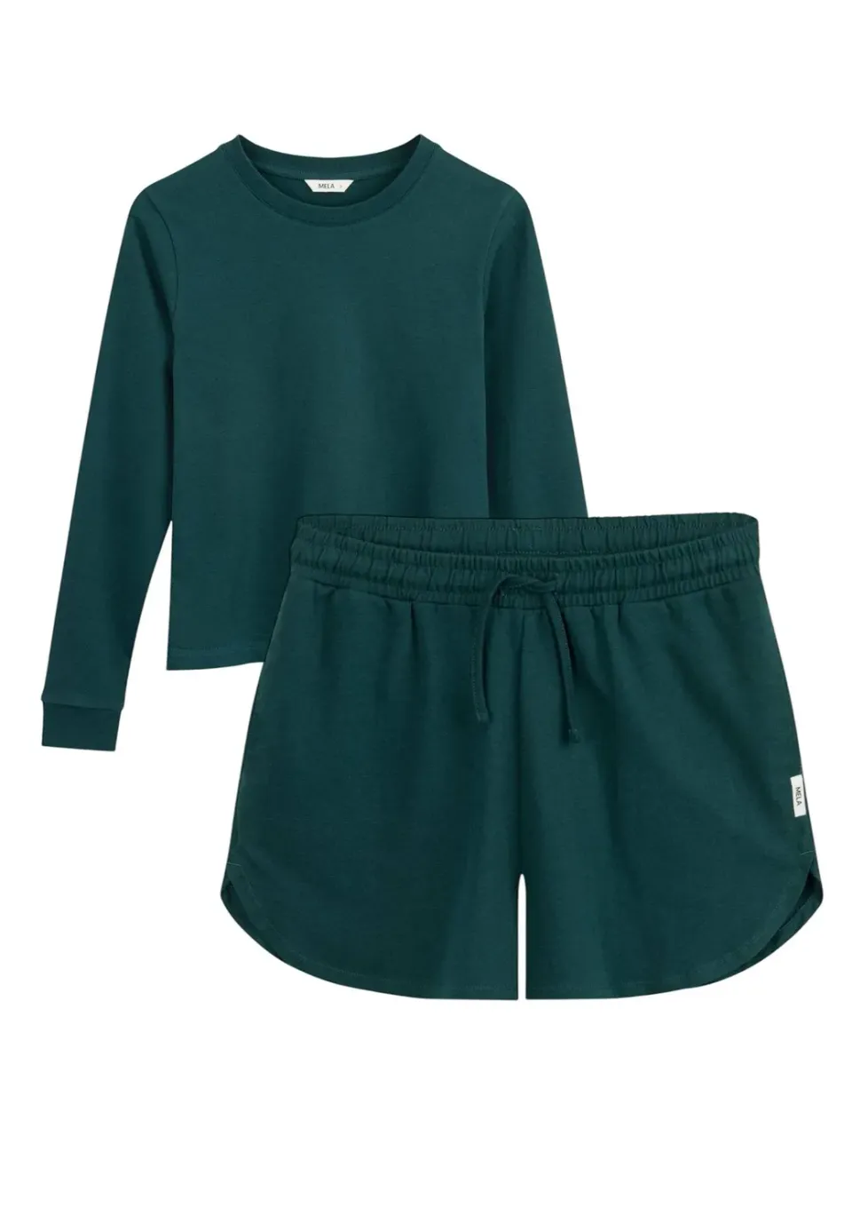 MELA AASTHA+SUNYATA Shirt-Shorts-Set Bio Langarm
