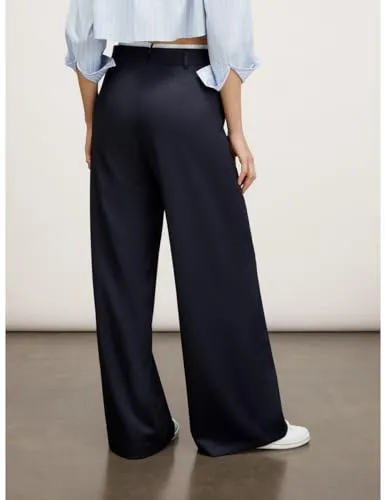 Motivi Spring Summer 24 Palazzo-Hose Canvas Doppelgürtel