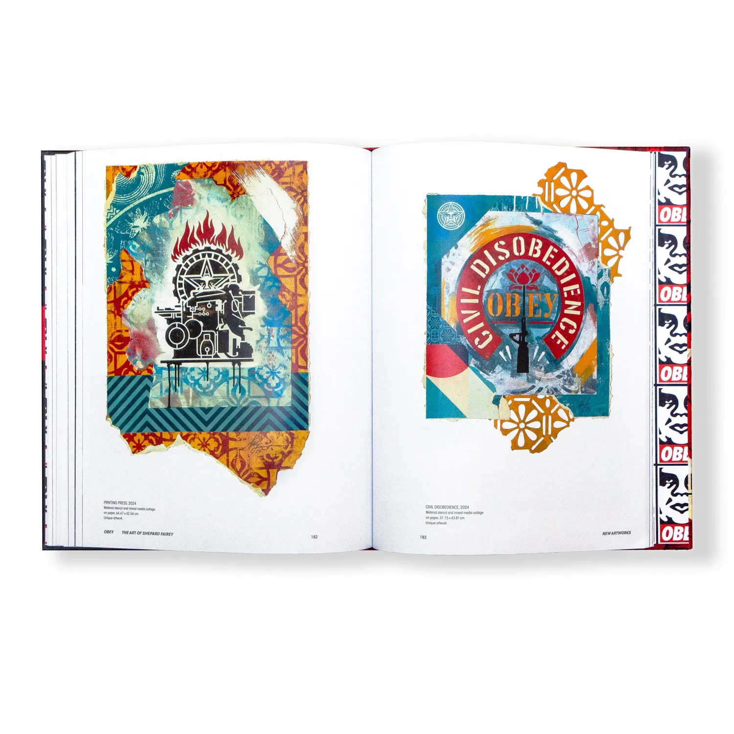 Obey The Art of Shepard Fairey Buch Hardcover signiert