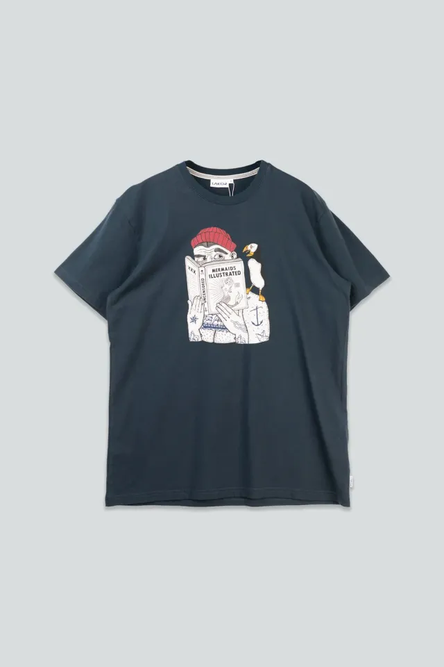 LAKOR Uncensored T-Shirt Blueberry Bio-Baumwolle