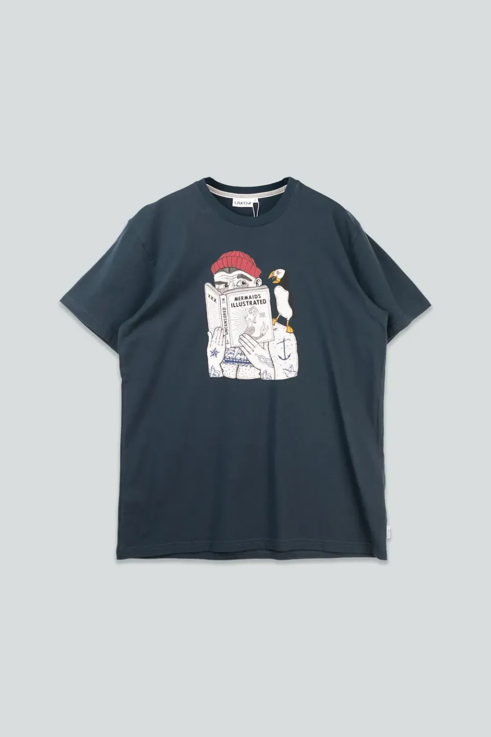 LAKOR Uncensored T-Shirt Blueberry Bio-Baumwolle