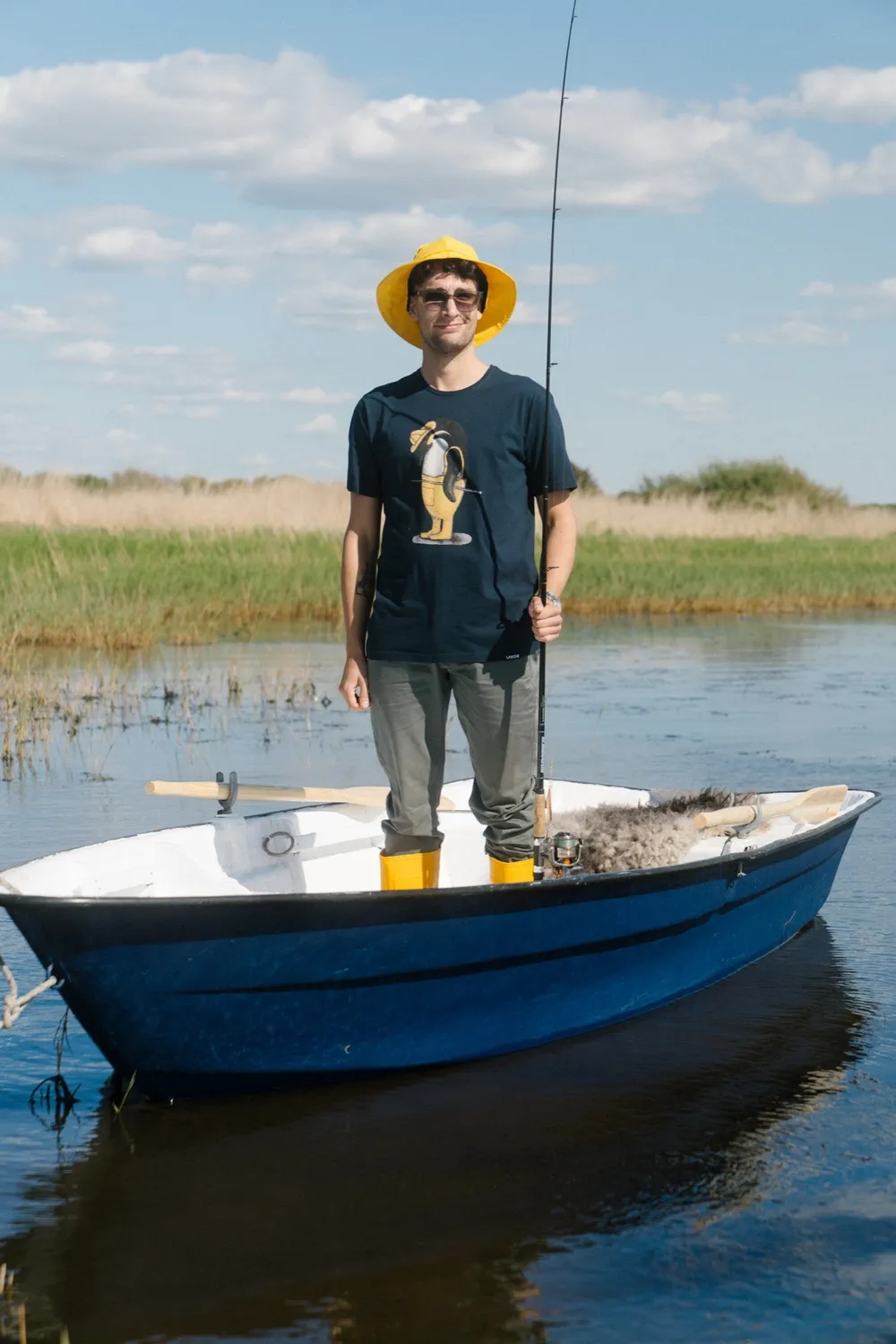 LAKOR No Catch T-Shirt Blueberry Bio-Baumwolle