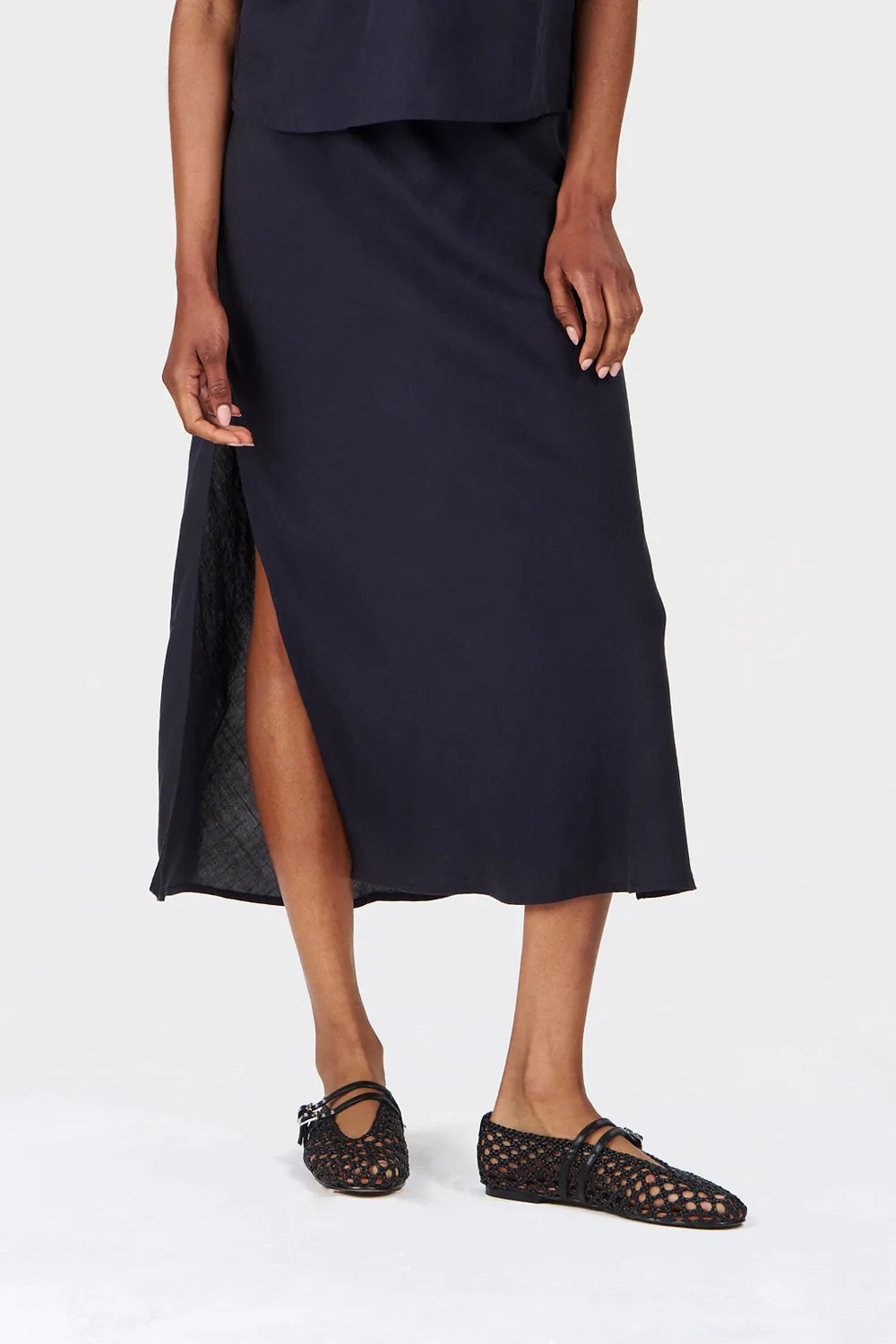 Komodo Ray Rock Navy Tencel-Leinen
