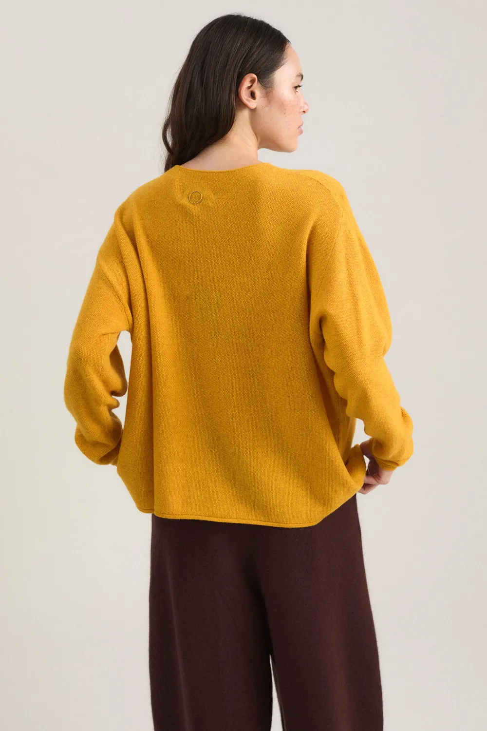Oyuna Bagi Pullover Amber cropped boxy Cashmere