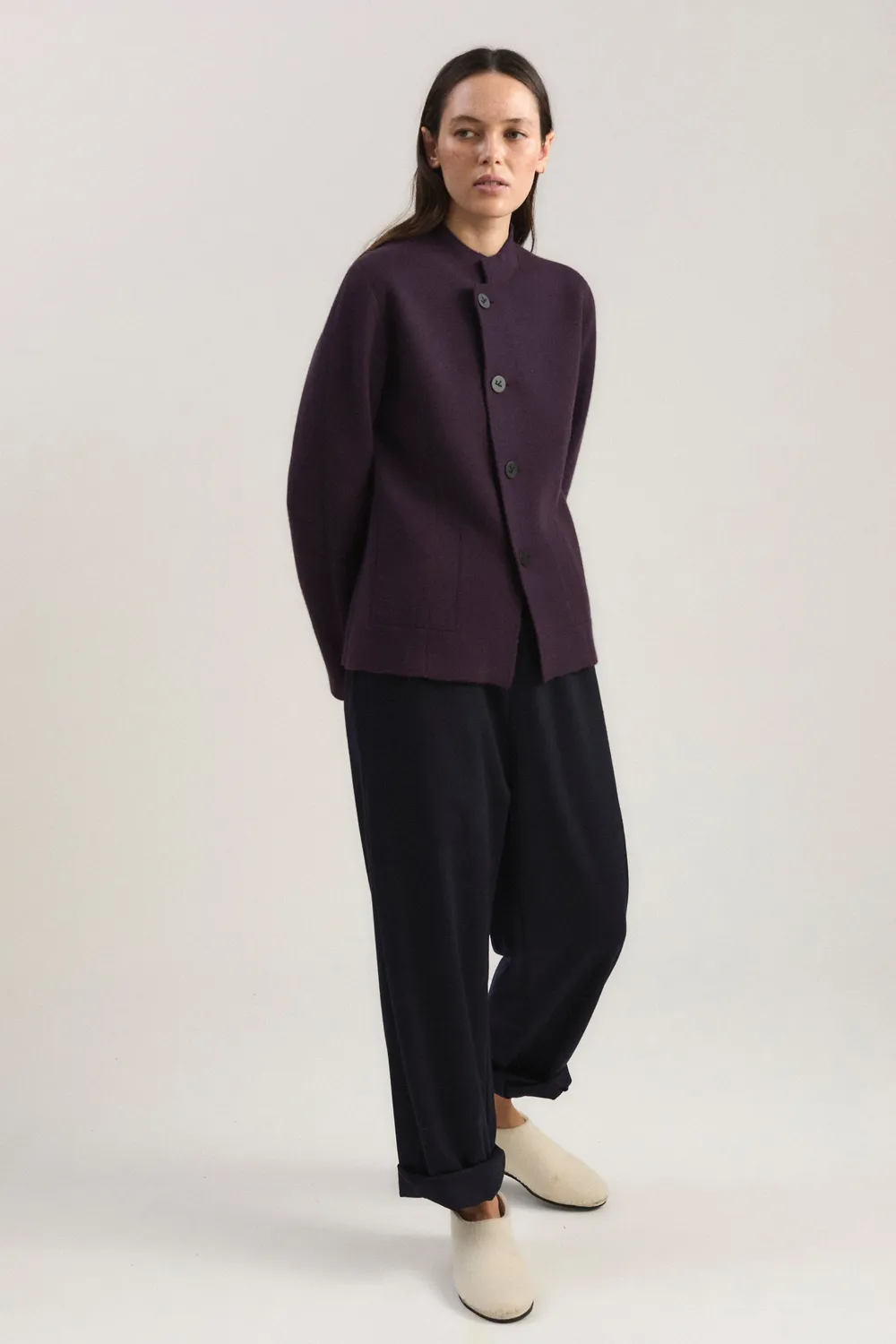 Oyuna Niaza Jacke Carob-Ink Wendejacke