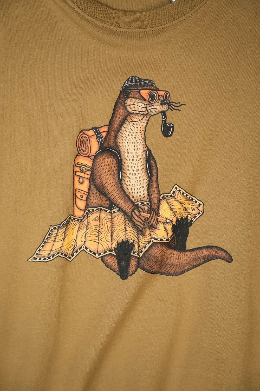 LAKOR The Otter Way T-Shirt Kangaroo Bio-Baumwolle