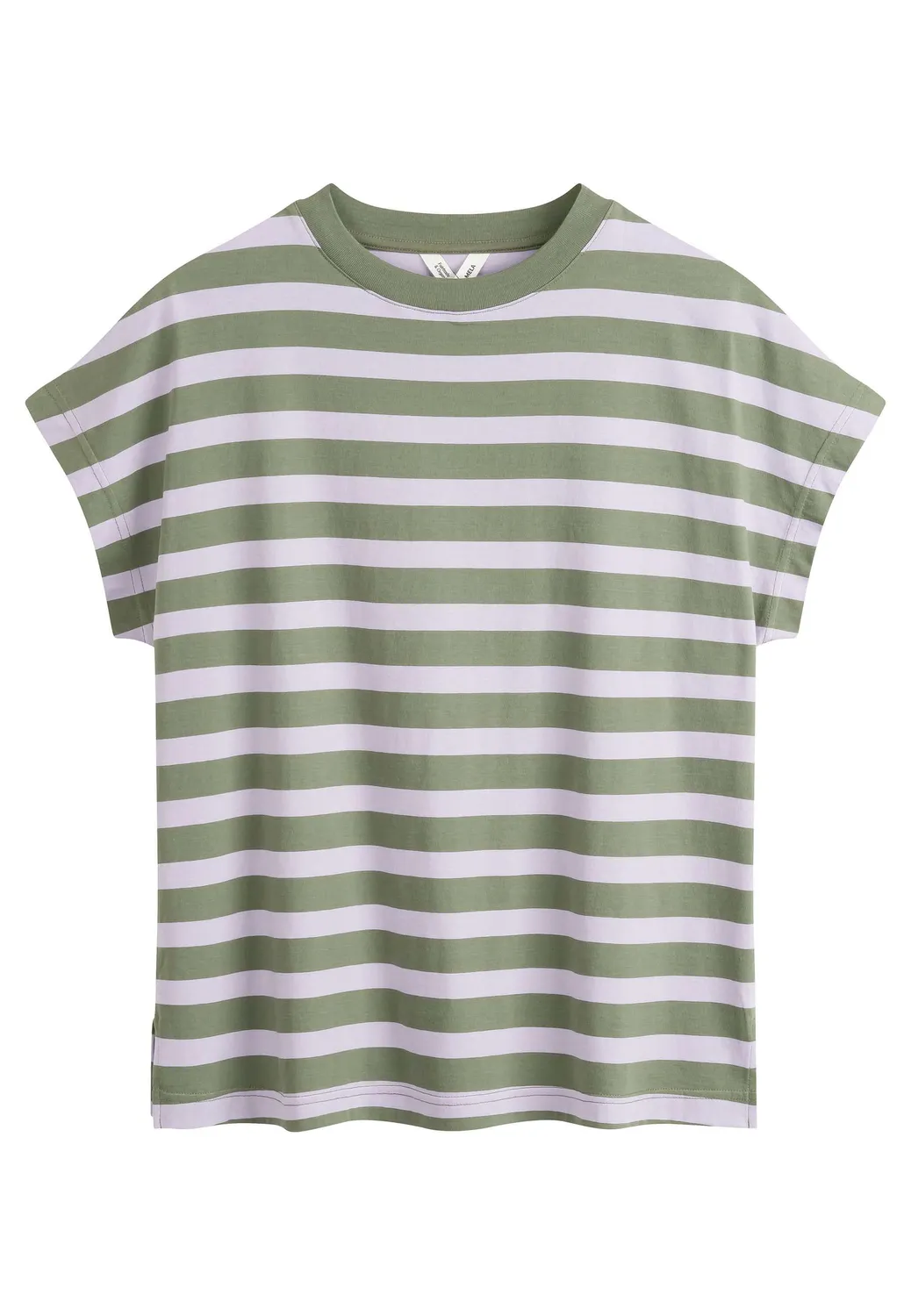 MELA MADHU Stripes T-Shirt marmeladen streifen aus Bio-Baumwolle