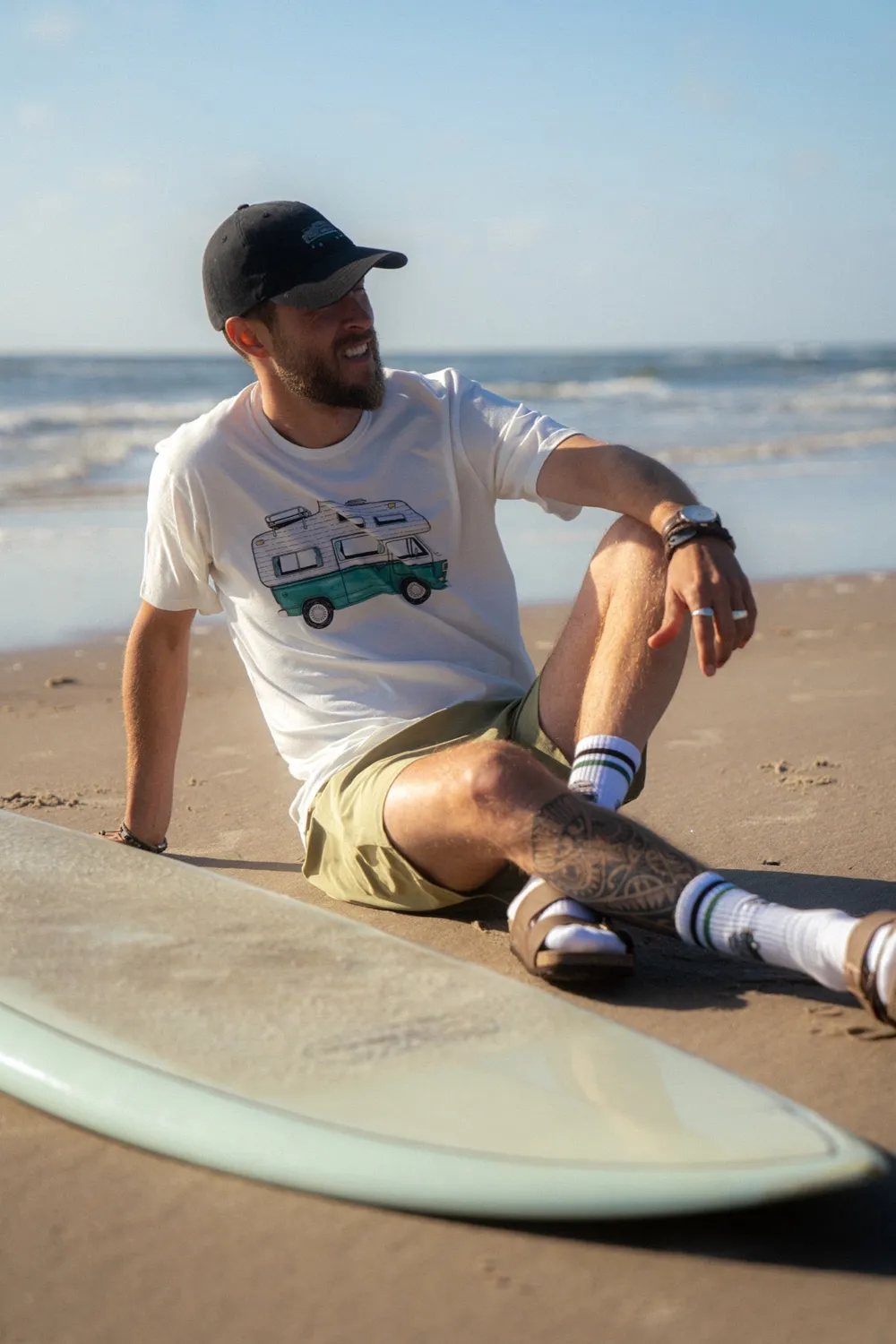 LAKOR Forest Camper T-Shirt Star White Bio