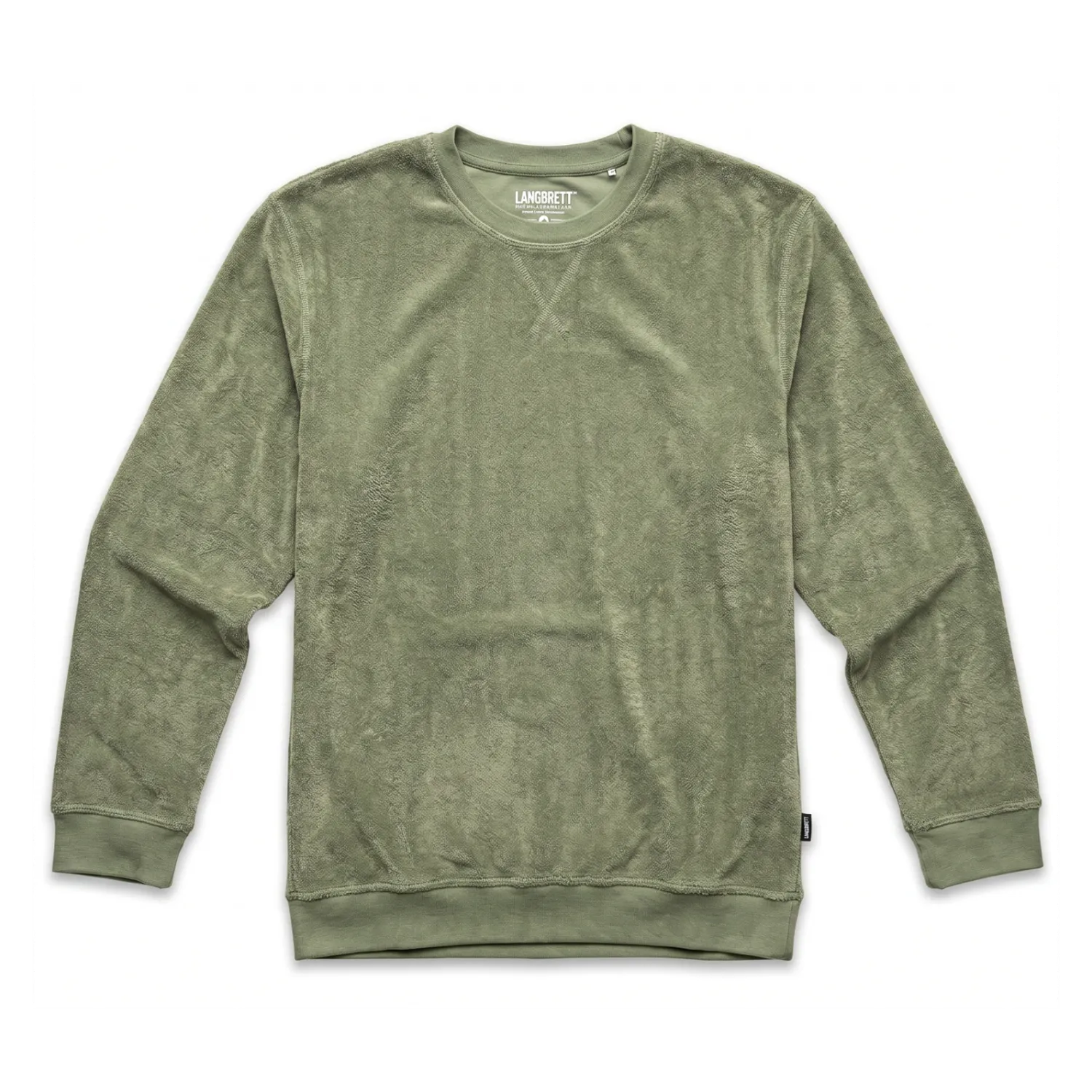 Langbrett Frottee Sweater Pullover Männer Bio-Baumwolle