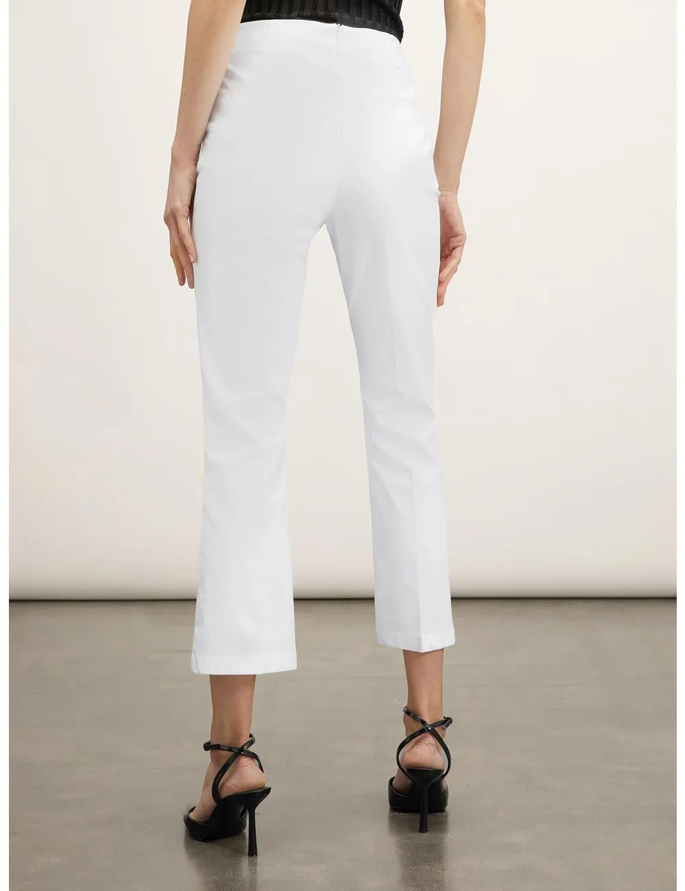 Motivi Kick-Flare-Hose mit Knopfmotiv Damen aus Baumwolle