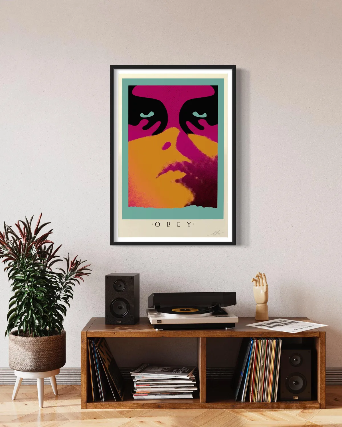 Obey Shadowplay Poster signiert Offset 61x91 cm