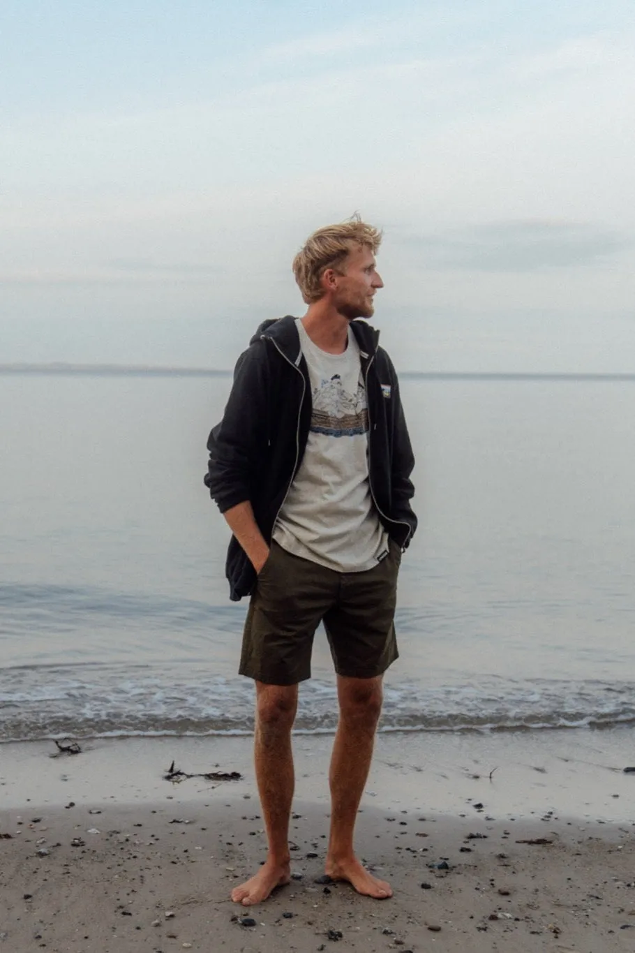 LAKOR McBeardface Shorts Olive Night Bio-Baumwolle