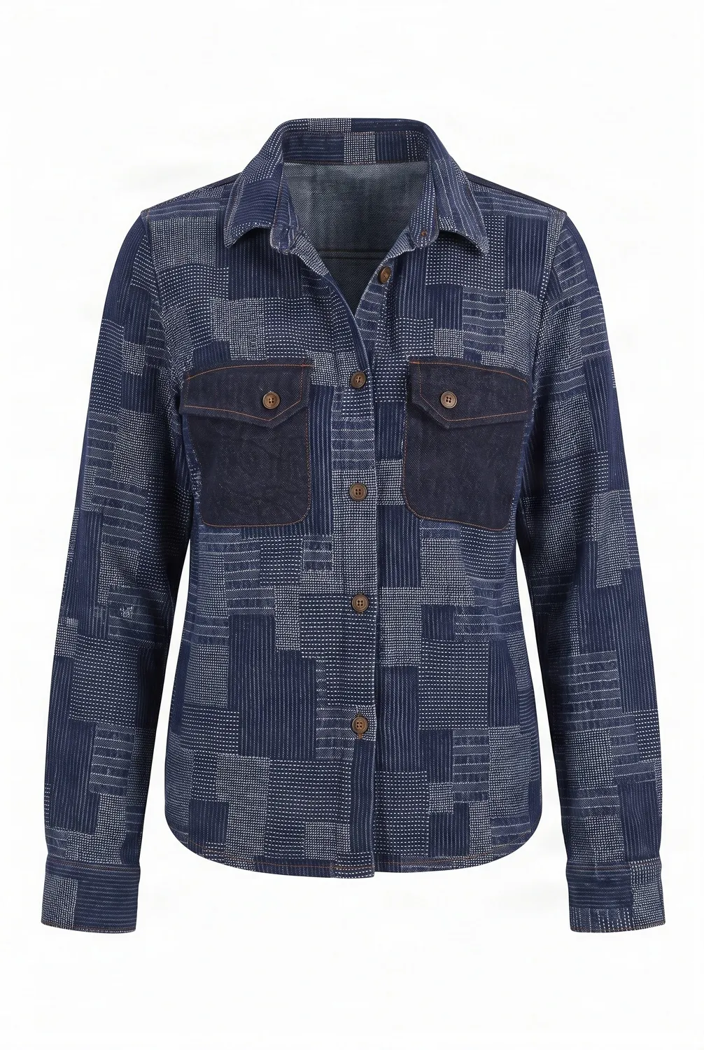 KOMODO STELLA Overshirt Bio-Baumwolle Denim