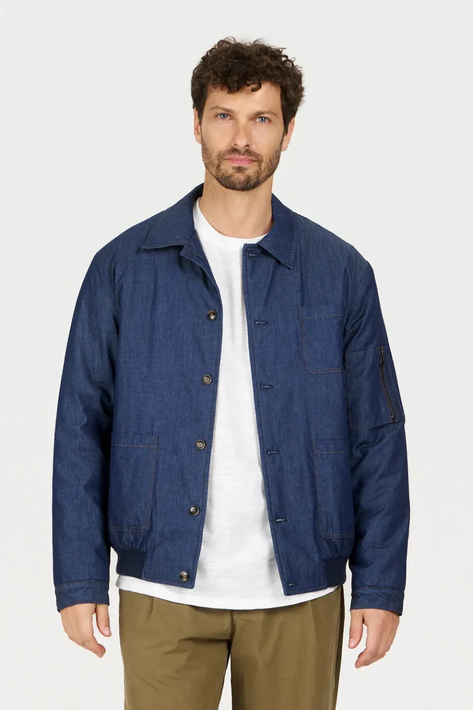 KOMODO NILE Jacke Mid Wash Bio-Baumwolle