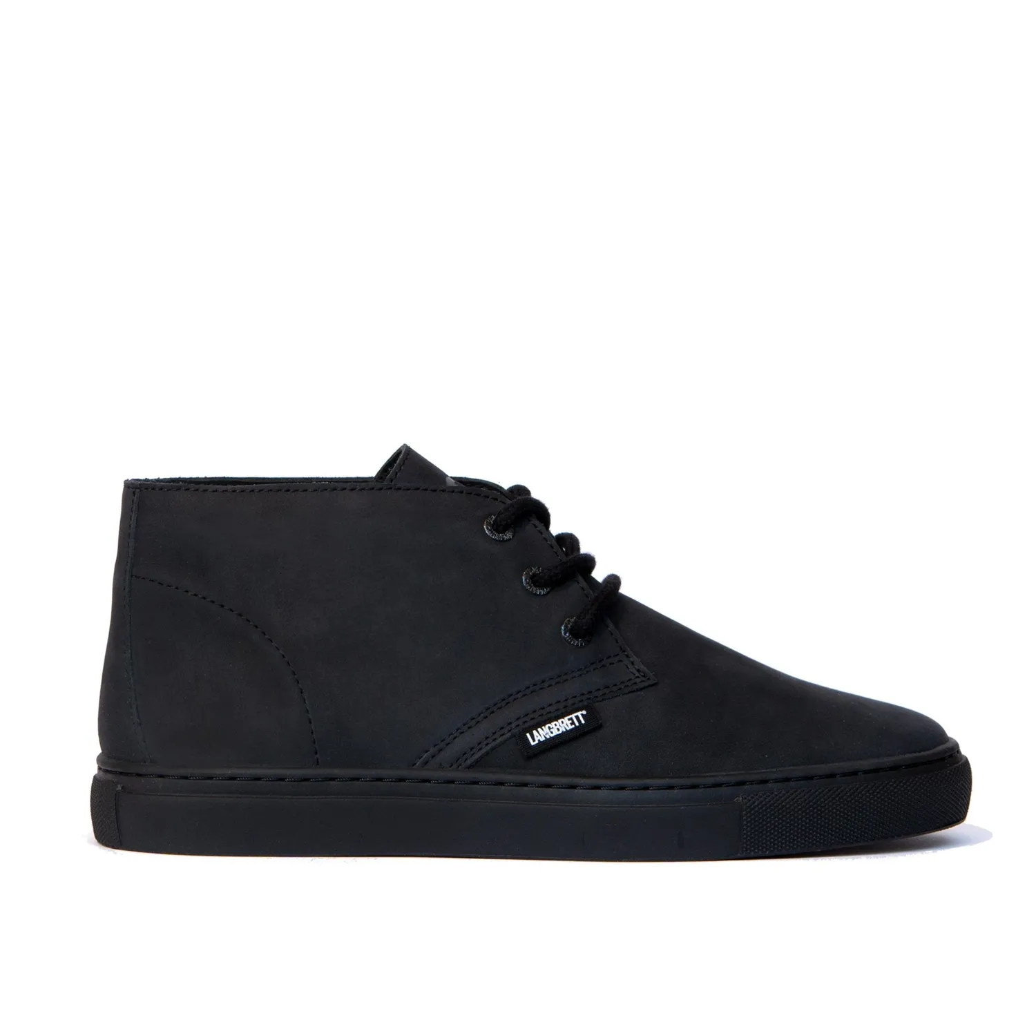 Langbrett SCB Boots Nubukleder Unisex schwarz chromfrei
