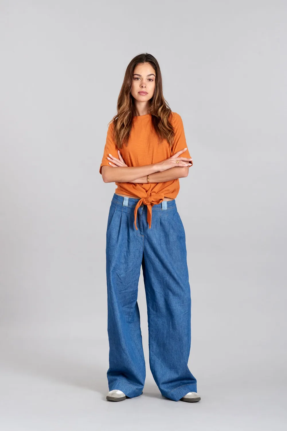 Komodo Anisa Top Burnt Orange Bio-Baumwolle