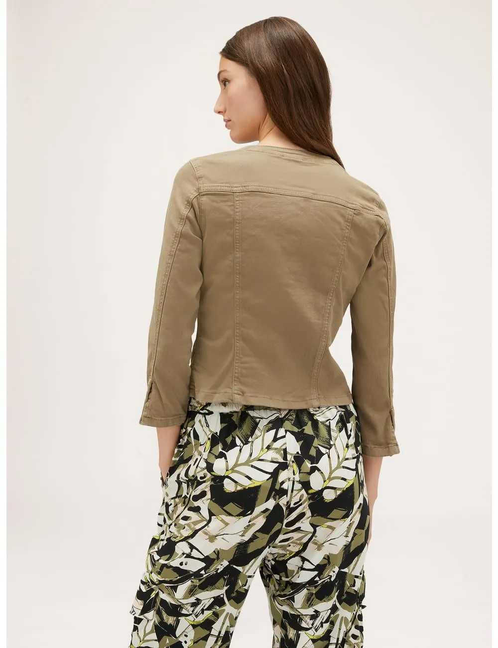 Motivi Blousonjacke aus Drillich Damen aus Baumwolle