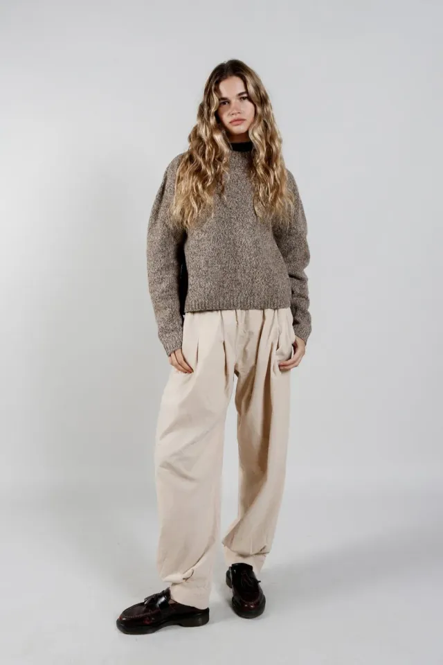KOMODO MALLORY Cordhose Winter White Bio-Baumwolle
