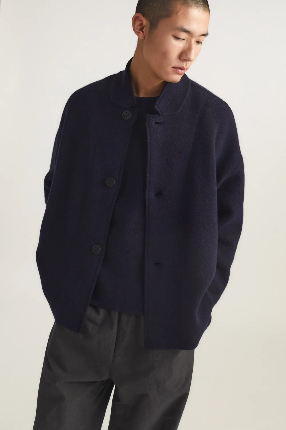 Oyuna Wind Jacke Ocean aus Kaschmir
