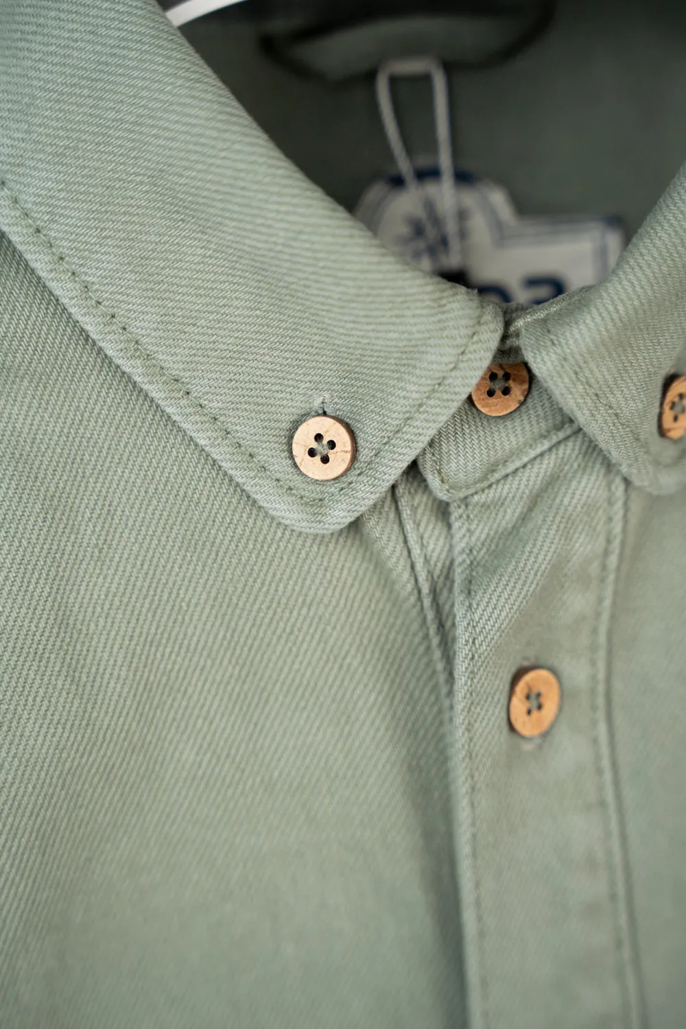 LAKOR Spork Overshirt Jacke Sea Spray Bio-Baumwolle