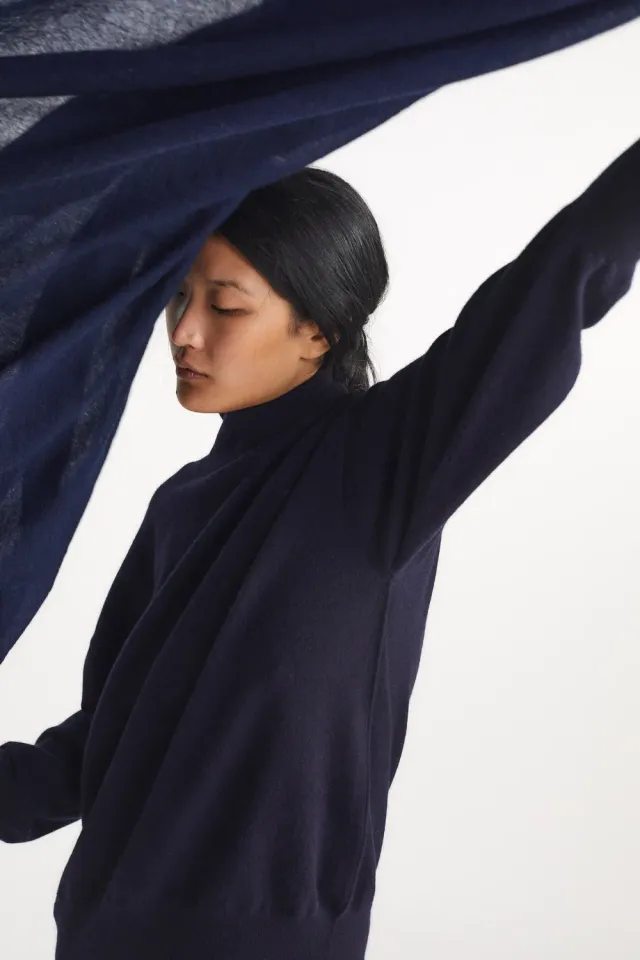 Oyuna Kotto Sweater Pullover Ocean Rollkragen