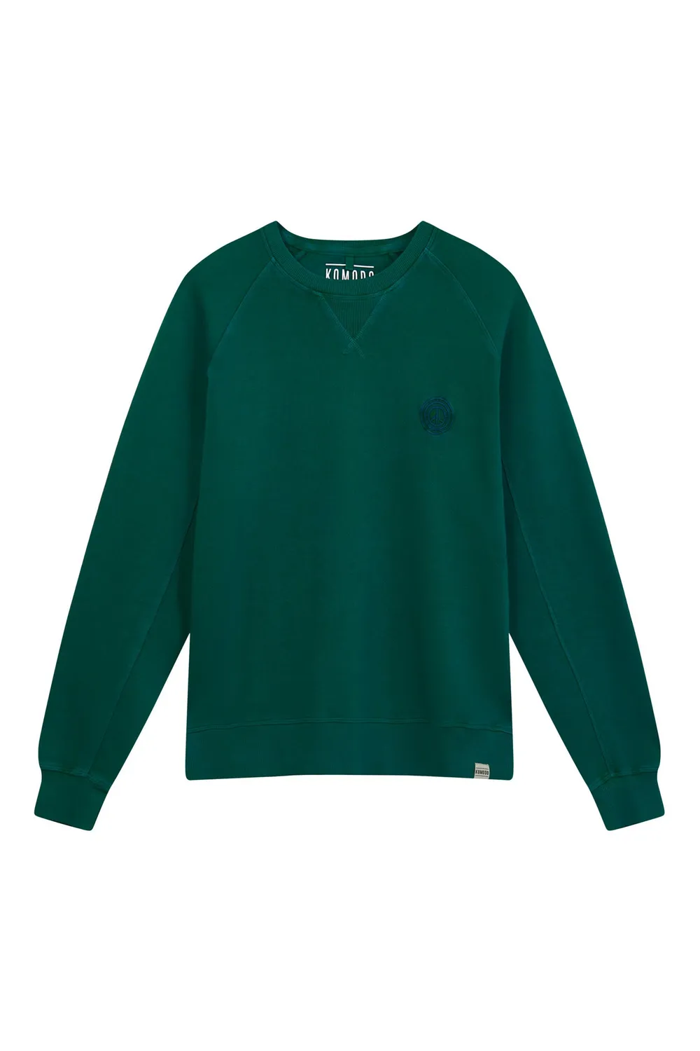 Komodo Anton Sweatshirt Teal Green Bio-Baumwolle